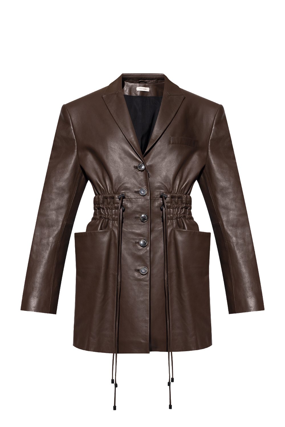 The Mannei ‘Irbid’ leather blazer