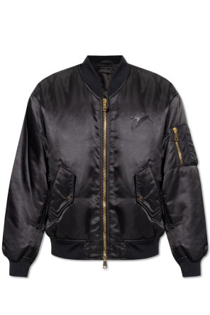 Satin bomber jacket od Giuseppe Zanotti