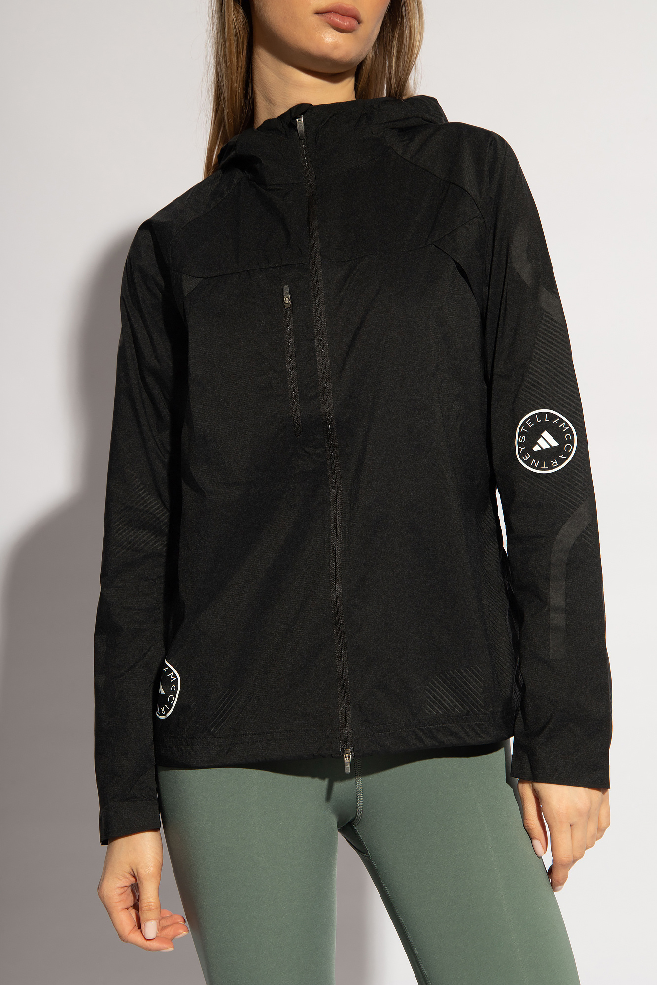 Black Patterned hoodie ADIDAS by Stella McCartney - Vitkac Canada