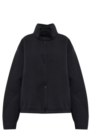 Stand-collar sweatshirt