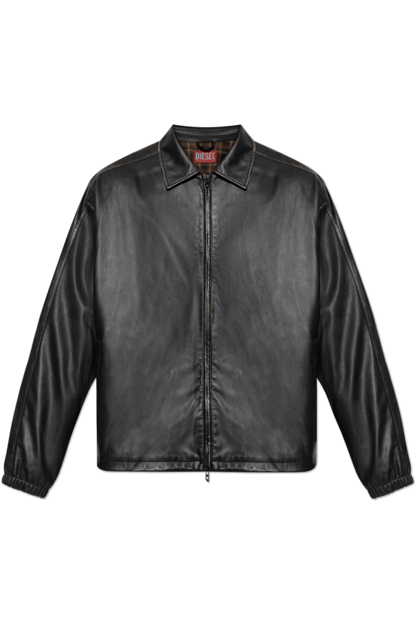Faux leather jacket `J-AKE` od Diesel