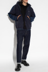 Diesel NAVY BLUE ‘J-BRIGHT’ jacket in contrasting fabrics