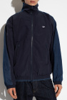 Diesel NAVY BLUE ‘J-BRIGHT’ jacket in contrasting fabrics