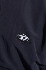 Diesel NAVY BLUE ‘J-BRIGHT’ jacket in contrasting fabrics