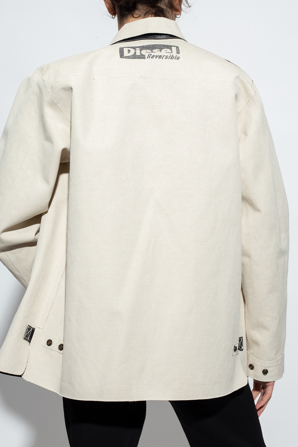 Casual jackets Fendi Jr - Monogram reversible jacket in white