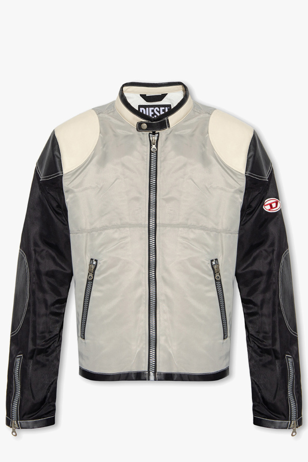 Diesel ‘J-KREATOR’ jacket Grey with logo