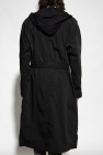 Diesel BLACK ‘J- MATTHEW’ hooded trench coat