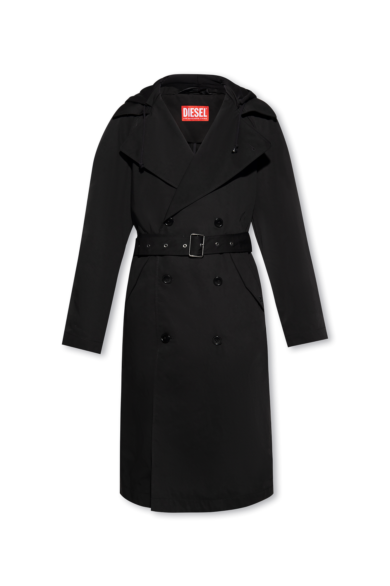 Diesel ‘J- MATTHEW’ hooded trench coat