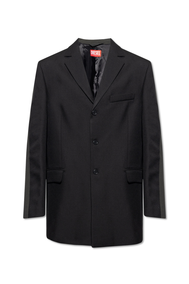 Diesel ‘J-WARHOLS’ blazer in contrasting fabrics