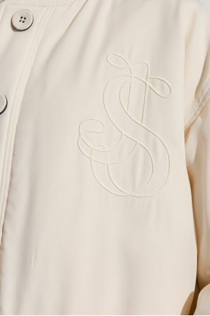 JIL SANDER Logo-embroidered jacket