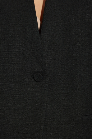 JIL SANDER Blazer with silk trim