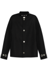 JIL SANDER BLACK Wool coat