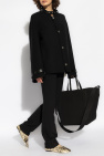 JIL SANDER BLACK Wool coat