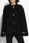 JIL SANDER BLACK Wool coat