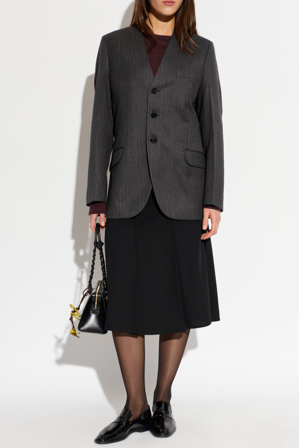 JIL SANDER Herringbone Pattern Blazer