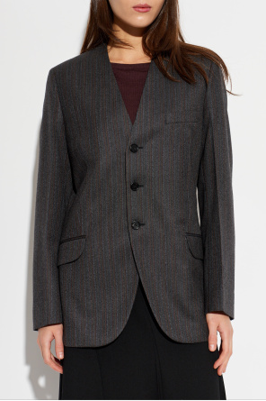 JIL SANDER Herringbone Pattern Blazer