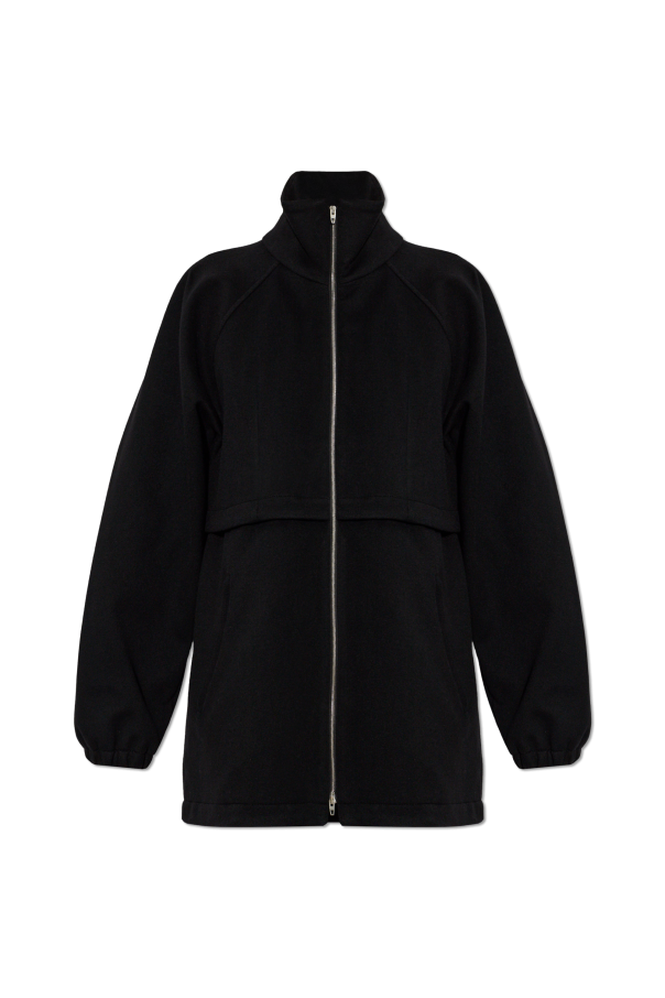 Wool jacket with stand-up collar od JIL SANDER
