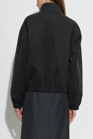 JIL SANDER Wool Jacket with Stand Collar