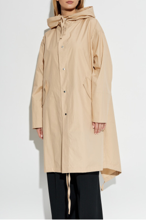 JIL SANDER Cotton parka with hood