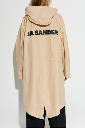 JIL SANDER Cotton parka with hood
