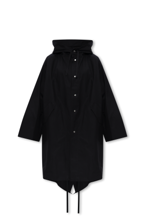 Waterproof parka with logo