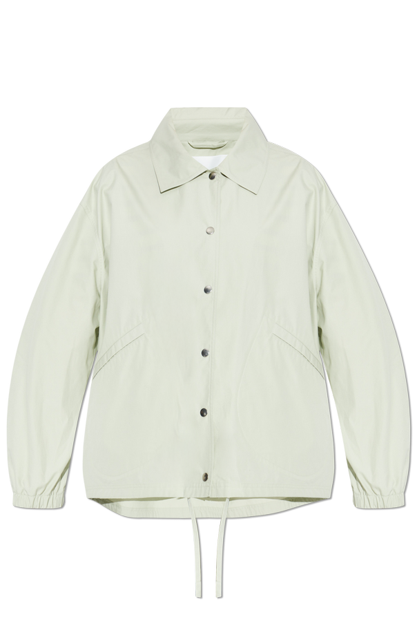 Cotton jacket with logo od JIL SANDER