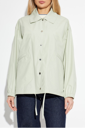 JIL SANDER Chaqueta de algodón con logo