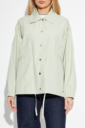 JIL SANDER Cotton jacket with logo