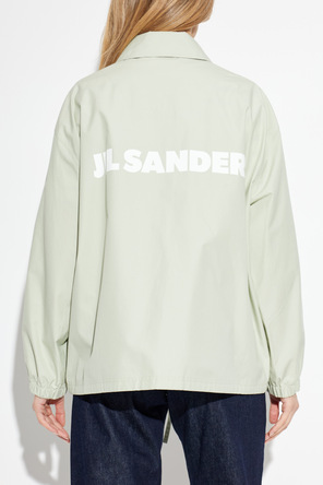 JIL SANDER Cotton jacket with logo