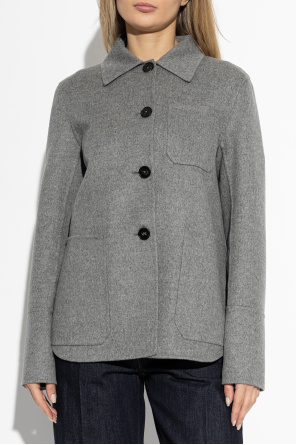 JIL SANDER Kaschmir Overshirt-Jacke