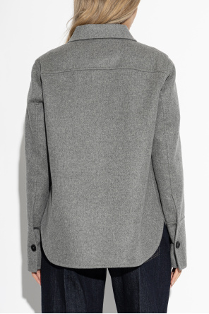 JIL SANDER Kaschmir Overshirt-Jacke