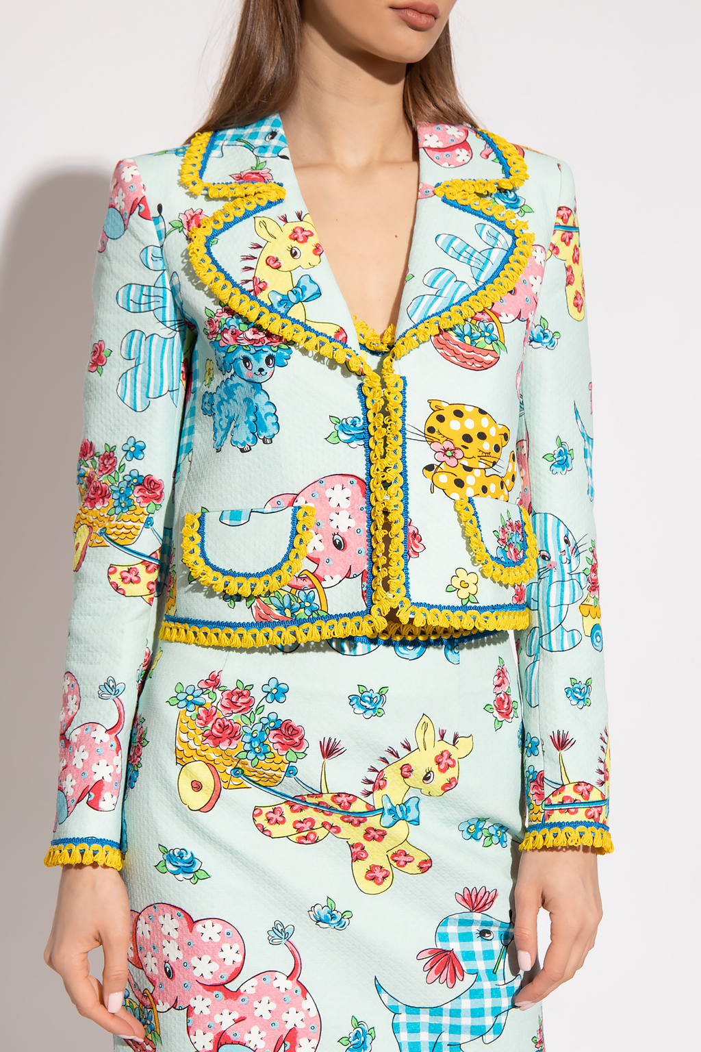 Moschino Printed blazer