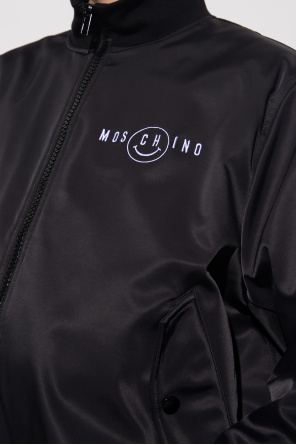 Moschino Moschino Moschino drawstring-waist hoodie dress