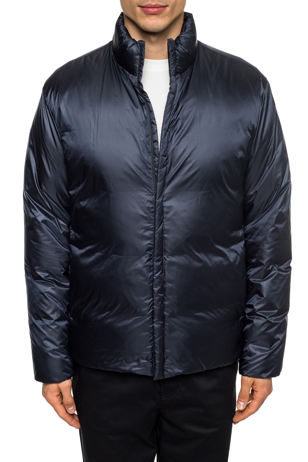 theory quilted down jacket