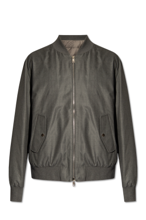 ‘aver’ reversible bomber jacket od Moncler
