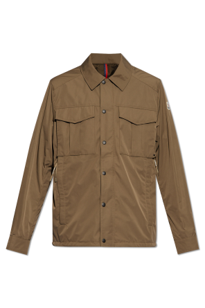 buckle-fastening fitted jacket