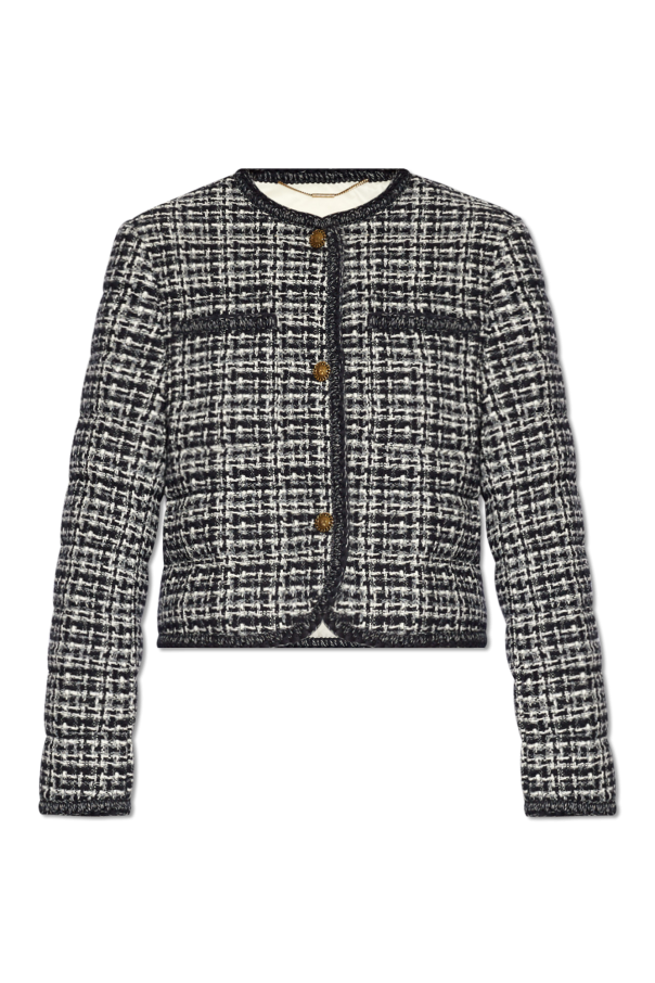 Moncler ‘Eliadi’ tweed down jacket