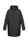 Moncler GREY Hooded coat ‘Gialorgues’