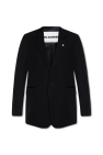 JIL SANDER BLACK Single-breasted blazer