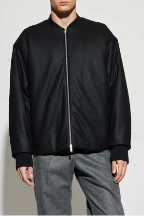 JIL SANDER Wool "bomber" jacket