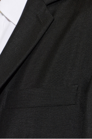 JIL SANDER Wool blazer with a single vent