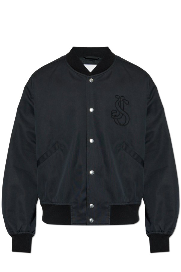 'Bomber' jacket with logo od JIL SANDER