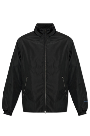 Insulated jacket with stand-up collar