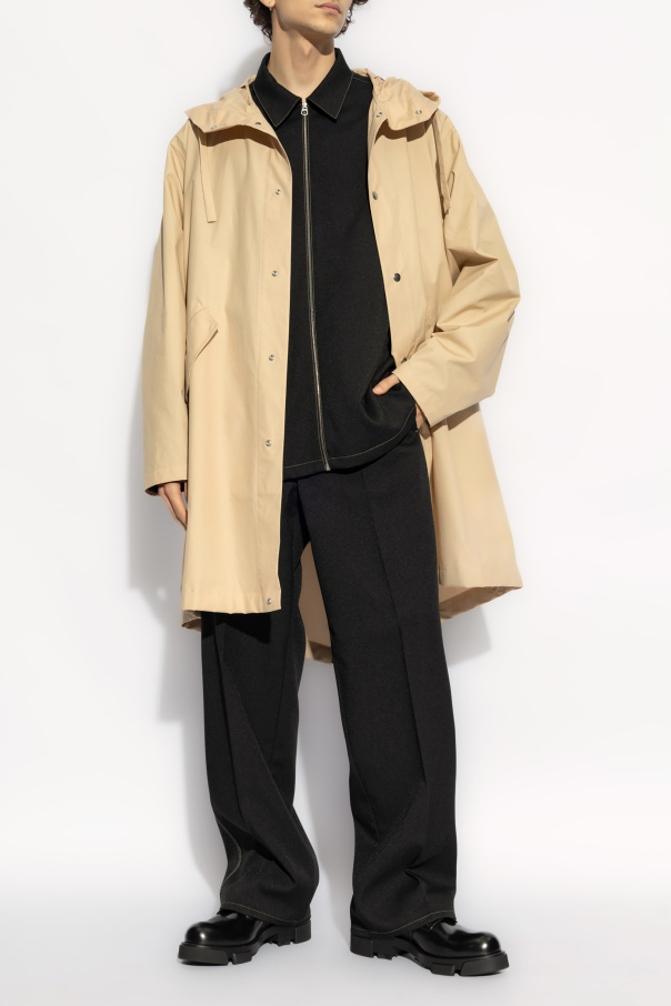 JIL SANDER Abrigo con capucha