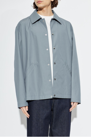 JIL SANDER Cotton jacket with logo