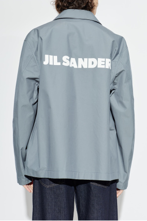 JIL SANDER Cotton jacket with logo