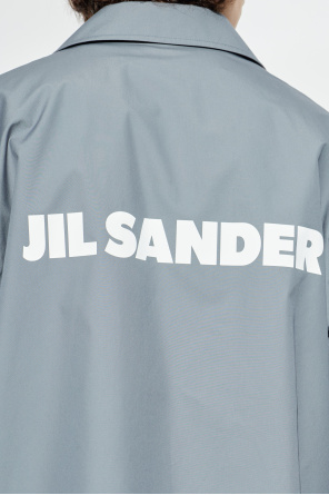 JIL SANDER Cotton jacket with logo