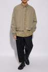 JIL SANDER GREEN Insulated bomber jacket
