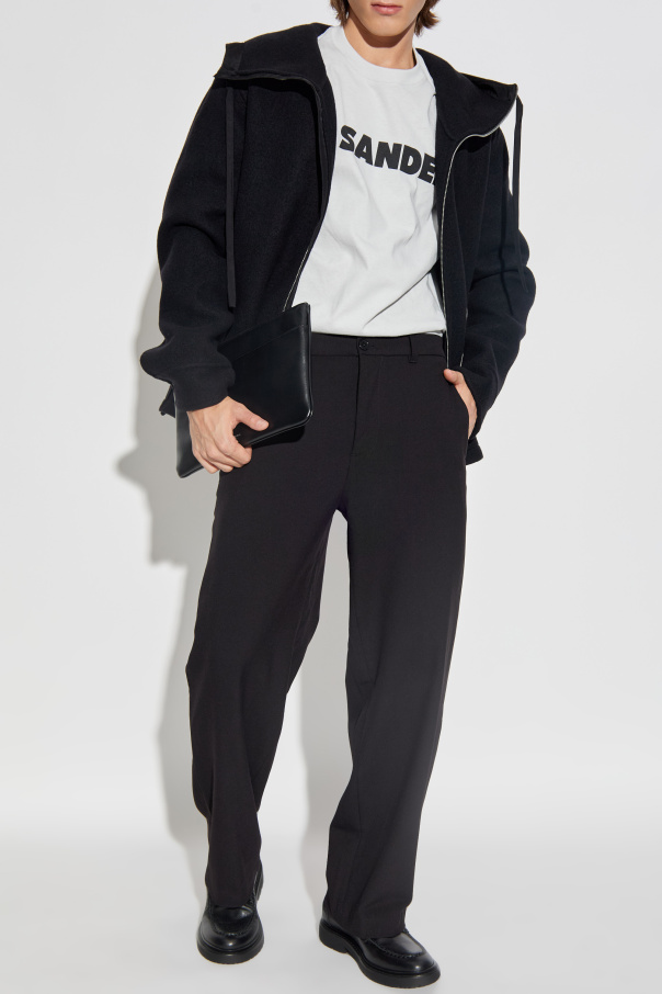 JIL SANDER Wełniana kurtka