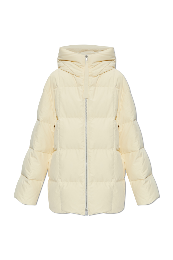 Down jacket with hood od JIL SANDER+